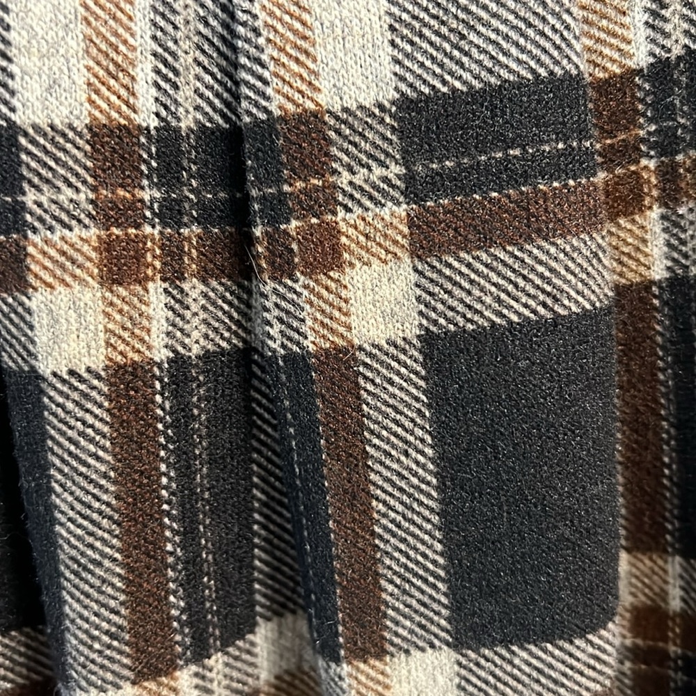 BloomChic Brown Plaid Women's Top NWOT - Picture 5 of 10
